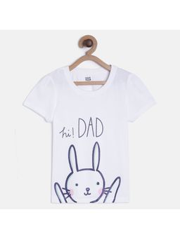 MINI KLUB - Kids Girls White Knit Top