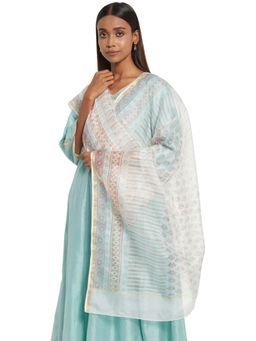 Fabindia - Cotton Silk Hand Block Printed Dupatta