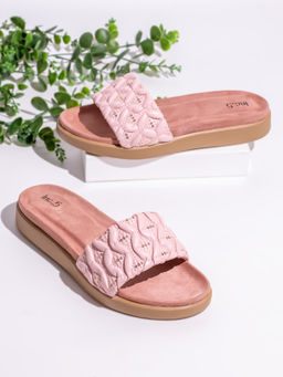 Inc.5 - Women Peach Casual Open Toe Sandals
