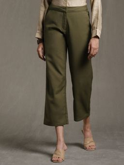 Ritu Kumar - Olive Straight Pants
