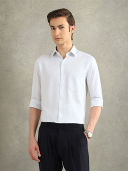 Arrow - Mens Light Blue Regular Fit Italian Elegance Shirt