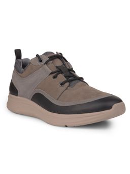 Hush Puppies - Men's Grey Casual Sneakers