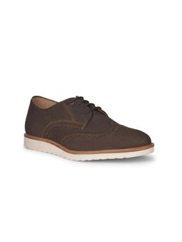 Hush Puppies - Men's Brown Casual Derbies