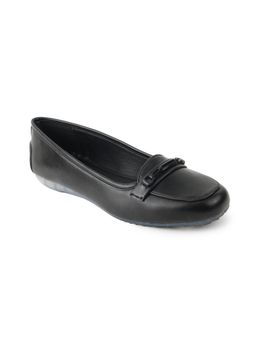 SCENTRA - Adina Black Cushioned Ballerinas