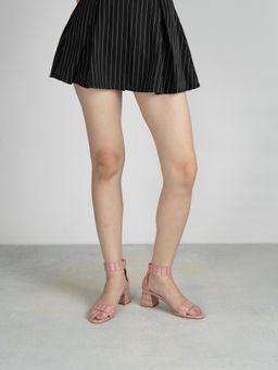 SCENTRA - Women's Pink Block Heel Sandals