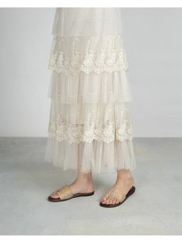 SCENTRA - Women's Beige Comfort Flats