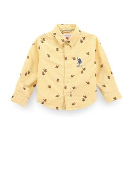 U.S. POLO ASSN. - Boys Yellow Oxford Cotton Shirt