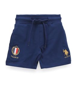 U.S. POLO ASSN. - Blue Boys Solid Sweat Shorts