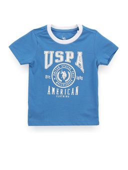 U.S. POLO ASSN. - Boys Brand Blue Print T-Shirt