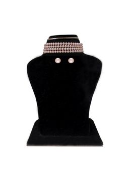 Sri Jagdamba Pearls - Sweetheart Pearl Choker Necklace Set