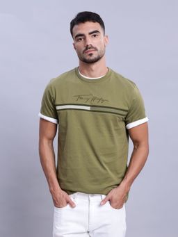 Tommy Hilfiger - Mens Green Logo T-Shirt