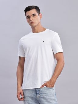 Tommy Hilfiger - Mens White Solid T-Shirt