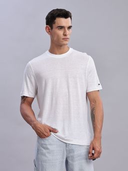 Tommy Hilfiger - Mens White Solid T-Shirt
