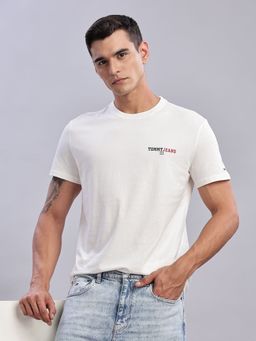 Tommy Hilfiger - Mens White Typographic T-Shirt