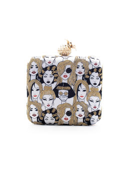 sugarcrush - Embroidered Multi-Color Clutch