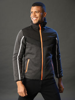 Campus Sutra - Men Solid Full Sleeve Stylish Windcheater Jacket