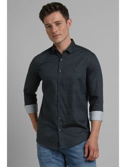 Simon Carter - Navy Printed Shirt