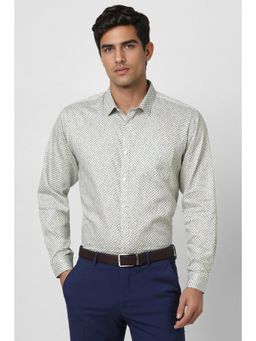 Van Heusen - Men Multi-Color Slim Fit Print Full Sleeves Party Shirt