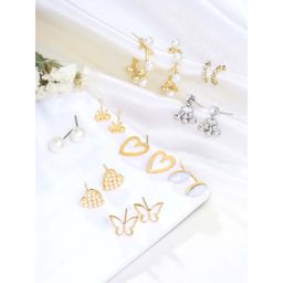 Yellow Chimes - Multicolor Combo Of 9 Studs