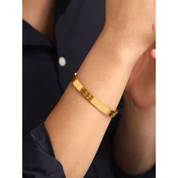 Yellow Chimes - Stainless Steel Kada Bracelet for Women