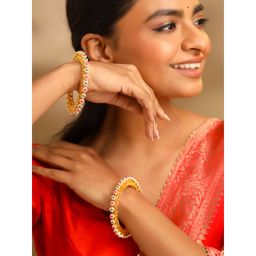 Yellow Chimes - Traditional Gold Plated Bangles