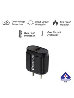 SEVENAIRE - 18W USB Adapter QC 3.0 Fast charging Made in India for All Android and iOS Devices