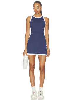 BEACH RIOT - Zephrya Women's Padded Bust Pull-On Bodycon Mini Dress Navy Blue