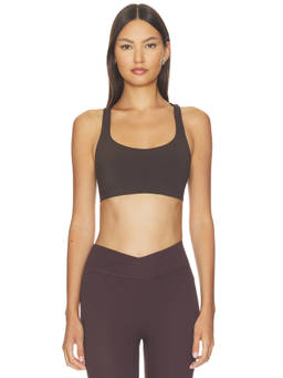 lululemon - FlexyFlex Women's Padded Strappy Back Sports Bra Brown