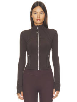 lululemon - Define Nulu Women's Cropped Zippered Jacket Black