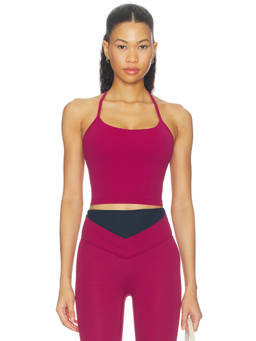 lululemon - Flow Y Women's Cropped Racer Back Tank Top Pink