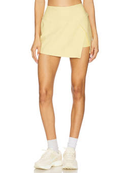 YEAR OF OURS - Coco Women's High-Waist Stretch Skort Yellow