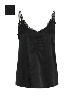 Cream - Cranna Black Self Design Top