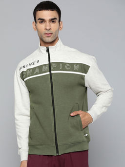 Alcis - Men Printed Olive Jackets