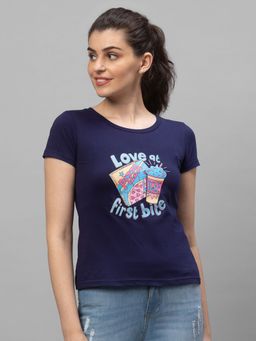 Globus - Navy Graphic T-Shirt