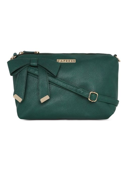 Buy Caprese Alexandria Sling Bag Medium Emerald Green Online