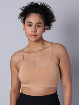 Sillysally - Beige Padded Bra