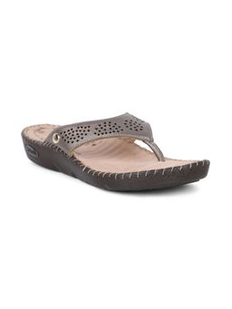 Scholl - Textured Grey Sandals