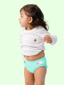 Superbottoms - Unisex Green Supersoft Baby Brief