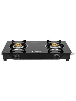 Kuber Industries - Gas Stove 2 Burner-Break Resistant-Compact & User-Friendly Design