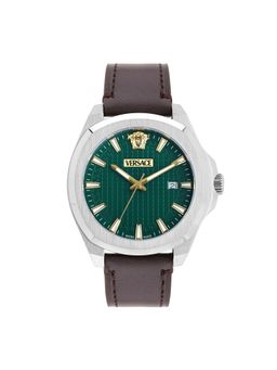 VERSACE - Luxury 3 Hands Green Dial Men Analog Watch- VEKKA0225 (L)