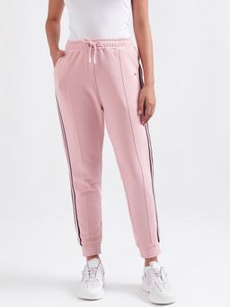 ELLE - Women Pink Solid Relaxed Fit Joggers