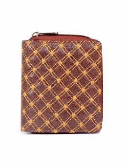 The Clownfish - Brown Faux Leather Womens Wallet