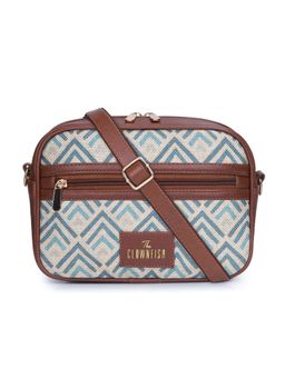 The Clownfish - Polyester Crossbody Sling Bag for Women (White)