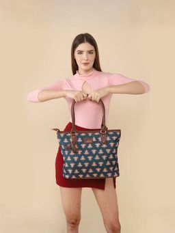 The Clownfish - Handbag/Tote Bag for Women for Office/College (Grey)