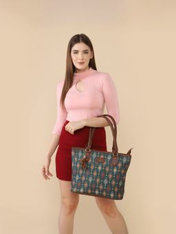 The Clownfish - Handbag/Tote Bag for Women for Office/College (Green)