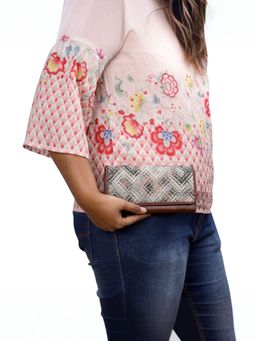 The Clownfish - Faux Leather Snap Closure Womens Wallet (Multi)