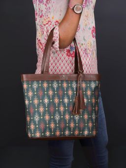The Clownfish - 14 Inch Laptop Office Bag for Women - Green