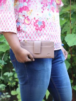 The Clownfish - Pvc Crocodile Finish Bi-Fold Womens Wallet (Purple)