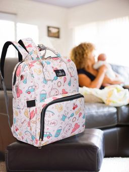 The Clownfish - Diaper Bag - White