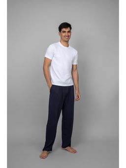 NeceSera - White Men T-Shirt with Pyjama (Set of 2)